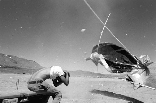 Losing your tent to gusty weather